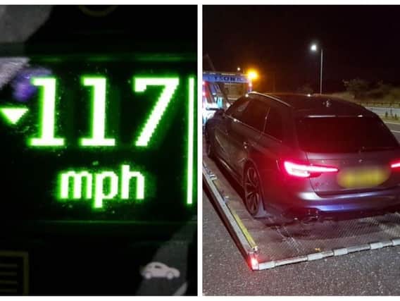 Images showing how fast the driver was travelling.
PIC: West Yorkshire Police