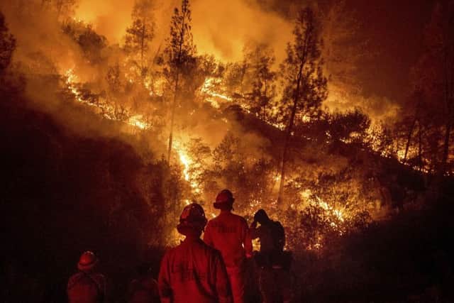 Changing world: Record-breaking fires have swept California. (Picture: PA wire).