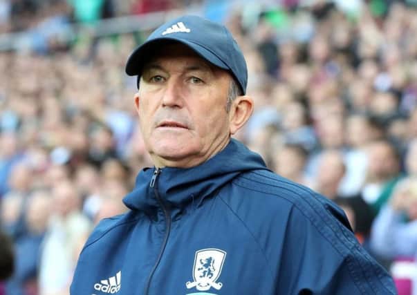 Middlesbrough manager Tony Pulis: Frustrated.