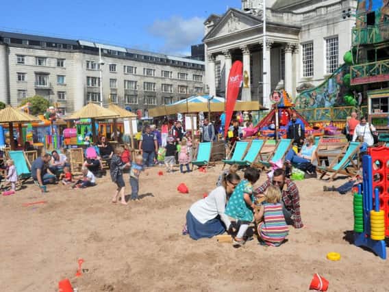 City Beach is one of the most popular summer events in Leeds city centre and it returns on August 11