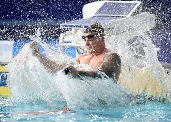 Great Britain's Adam Peaty made a splash at the 2018 European Championships. PIC: Ian Rutherford/PA Wire