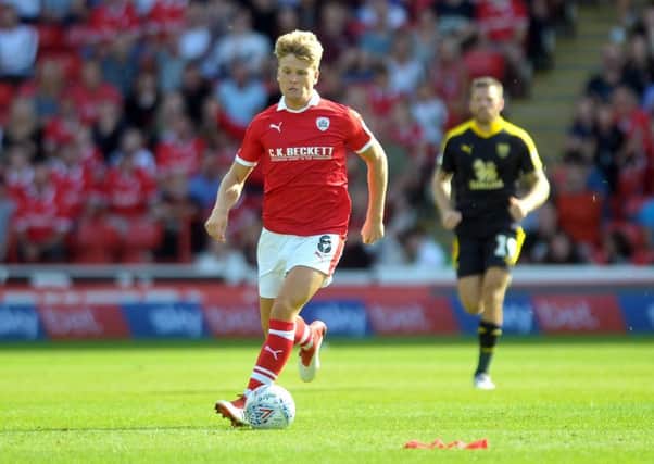 Barnsley's Cameron McGeehan pictured against Oxford. (Picture: Tony Johnson)