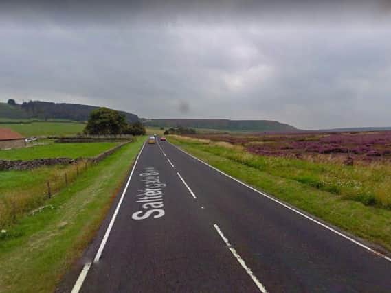 The crash happened on Saltergate Bank, near Pickering. Picture: Google