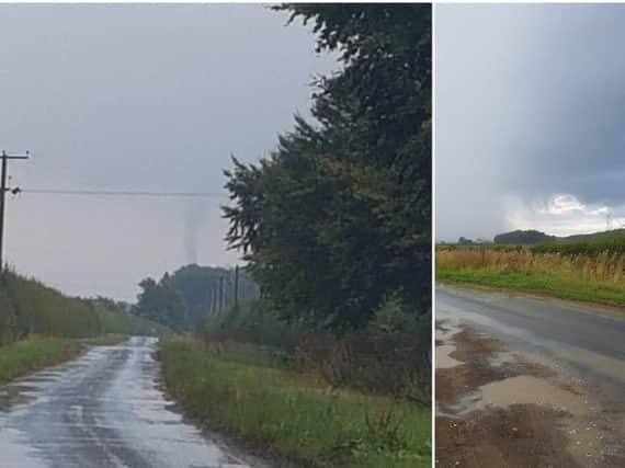 Images of the tornado from Jess Maloney
