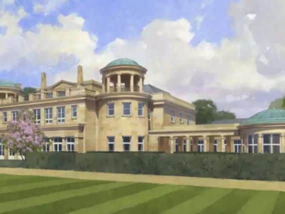 Artist's impression of the new stately home