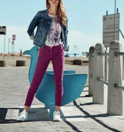 Jacket: Â£135; top, Â£55; jeans, Â£105. All by Betty Barclays at department stores.