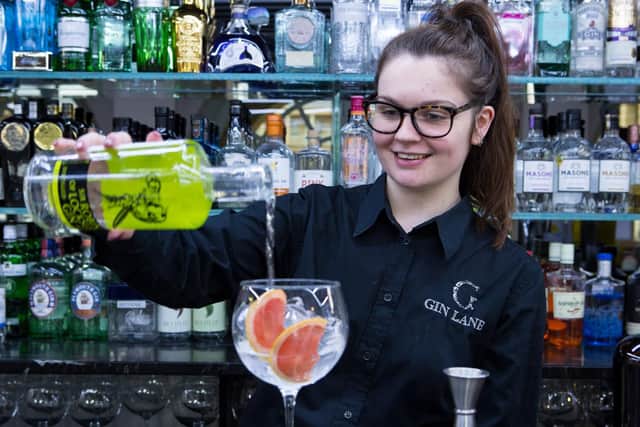 Halifax's Gin Lane boasts around 60 different gin brands to try
