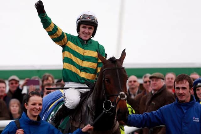 Sir AP McCoy recorded his historic 4,000th winner at the now closure threatened Towcester racecourse on Mountain Tunes in 2013.