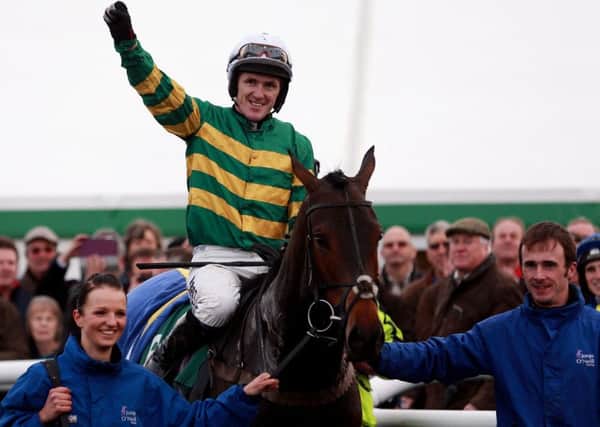 Sir AP McCoy recorded his historic 4,000th winner at the now closure threatened Towcester racecourse on Mountain Tunes in 2013.