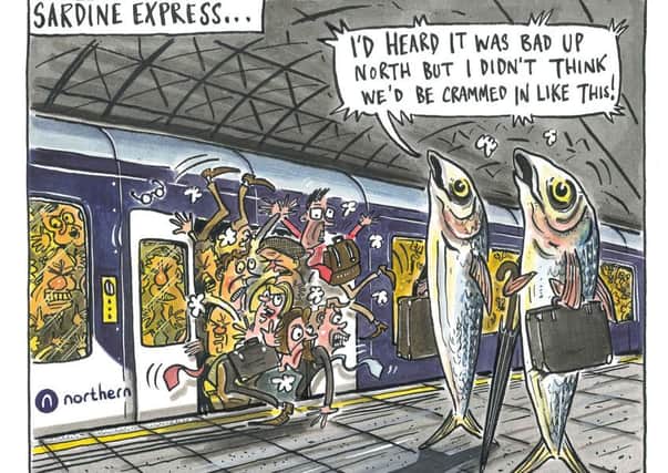 Graeme Bandeira's latest cartoon on the region's railways.
