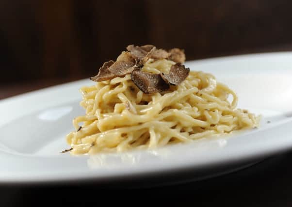 A special of truffled spaghetti. PIC: Tony Johnson