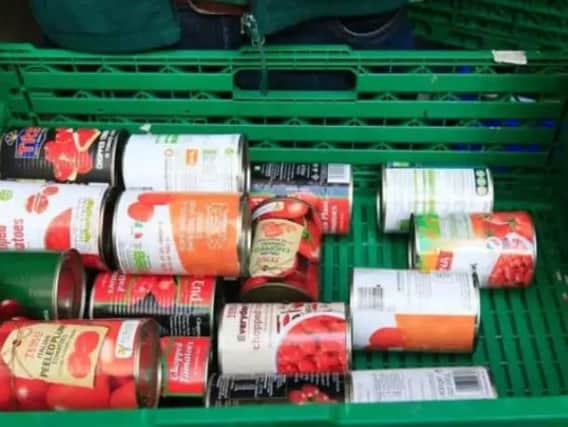 The foodbank is calling for donations of essential supplies