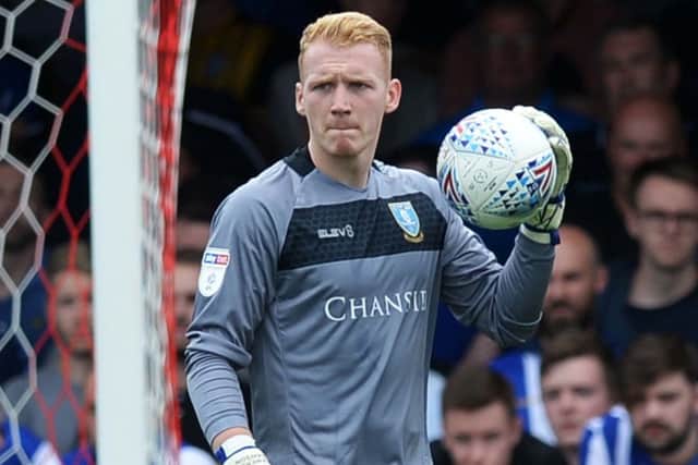 Sheffield Wednesday goalkeeper, Cameron Dawson. Picture: Steve Ellis