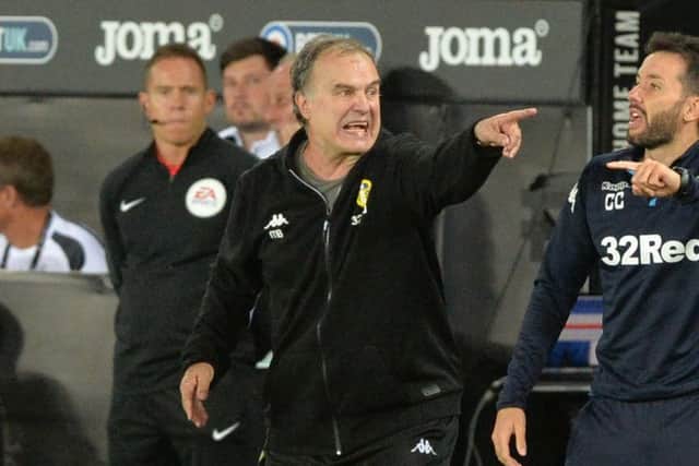 I'M IN CHARGE: Leeds United boss, Marcelo Bielsa. Picture: Bruce Rollinson