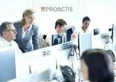 A group of office workers at Proactis