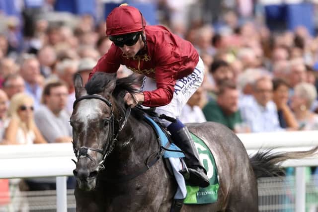 Oisin Murphy and Roaring Lion strode clear to win the Juddmonte International.