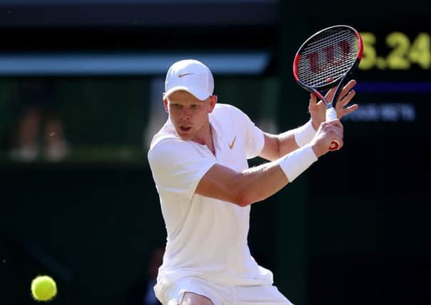 Kyle Edmund. Picture: Nigel French/PA