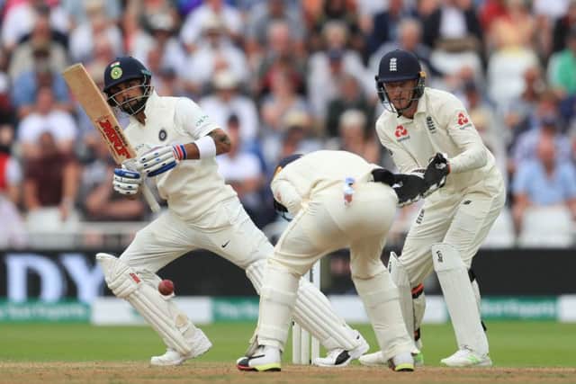 India's Virat Kohli during day three of the Specsavers Third Test match at Trent Bridge. Picture: Mike Egerton/PA.