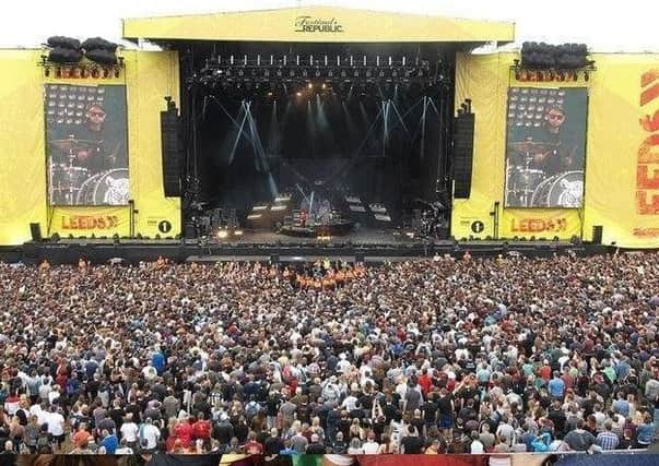 Leeds Festival is one of the weekend's major events in Yorkshire.