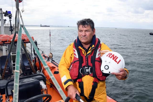 Humber Lifeboat coxswain Dave Steenvoorden, who works at Spurn Point
.