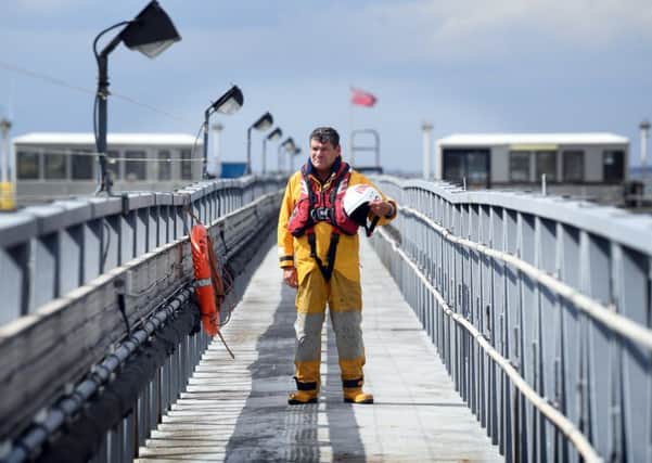 Humber Lifeboat coxswain Dave Steenvoorden, who works at Spurn Point
.