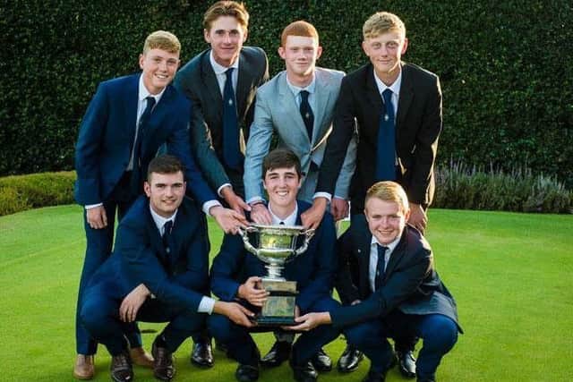 Yorkshire pictured with the trophy after last year's success in the County Finals (Picture: Leaderboard Photography).
