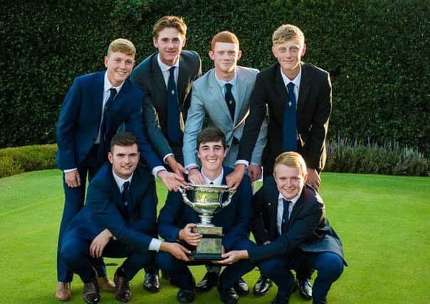 Yorkshire pictured with the trophy after last year's success in the County Finals (Picture: Leaderboard Photography).