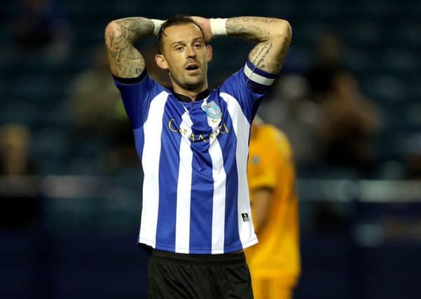 Steven Fletcher reacts after missing a chance for Sheffield Wednesday against Wolves (Picture: PA)
