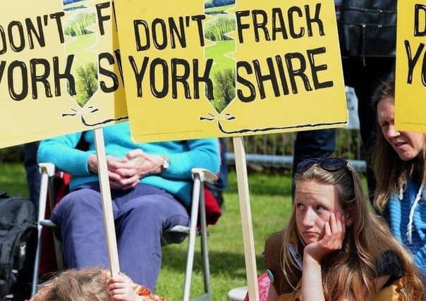 There has been widespread opposition to the prospect of fracking starting in Yorkshire.