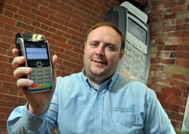 James Howard, director of Yorkshire Payments in Brighouse. It's a portal that allows businesses to take card payments. Picture: Tony Johnson