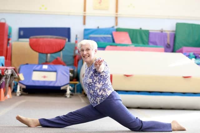 Marjorie Carter can still do the splits at the age of 84