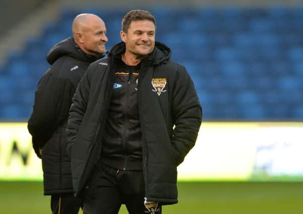 Huddersfield Giants' head coach, Simon Woolford.
 Picture: Bruce Rollinson