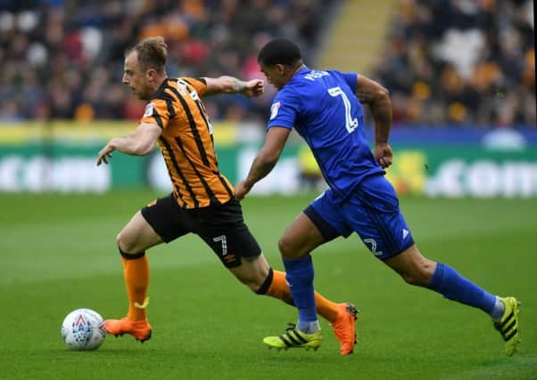 Polish international Kamil Grosicki, seen in action for Hull City against Cardiff City, has attracted interest from several clubs (Picture: James Hardisty).