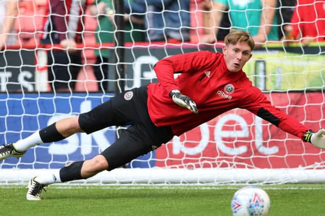 Dean Henderson of Sheffield United during the Sky Bet Championship match at Bramall Lane Stadium, Sheffield. (Picture: James Wilson/SportImage)