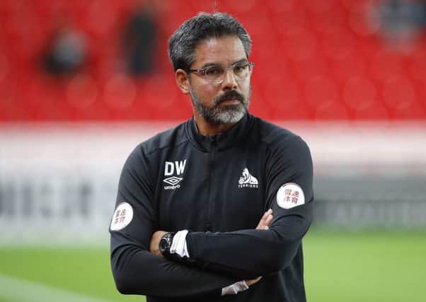 Huddersfield Town manager David Wagner pictured at the midweek League Cup game at Stoke City (Picture: Martin Rickett/PA Wire).