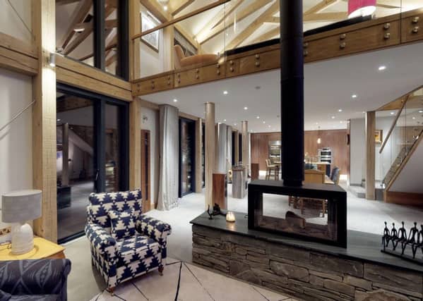 One of the rooms in the Lake District house