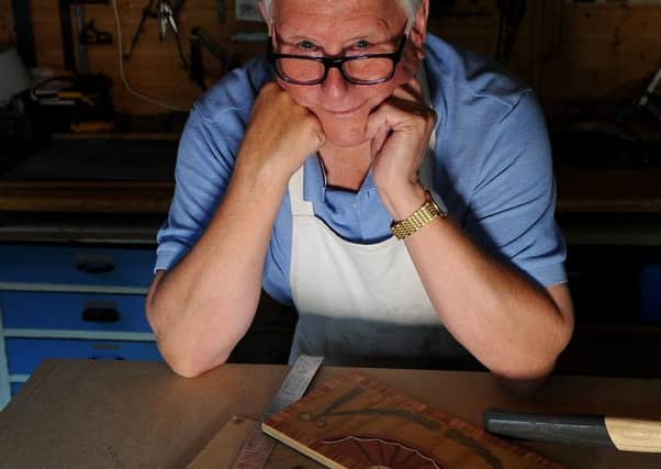 Jack Metcalfe pictured in his workshop. PIC: Simon Hulme