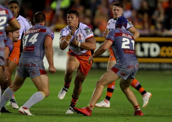 Castleford Tigers' Mitch Clark in action.