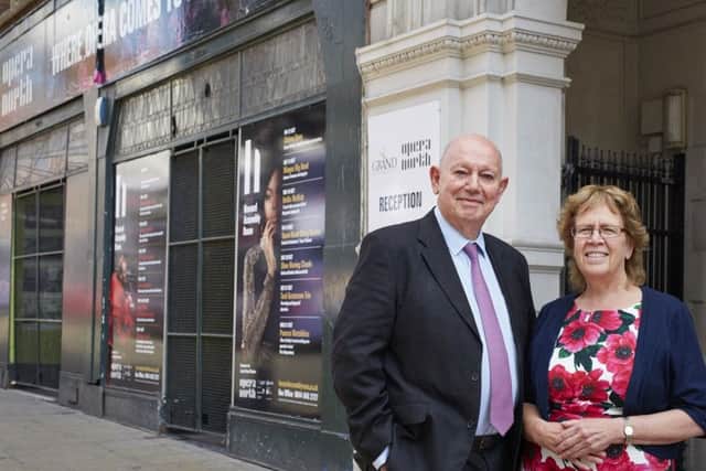 Opera Norths General Director Richard Mantle and Councillor Judith Blake, Leader of Leeds City Council. Picture: Justin Slee