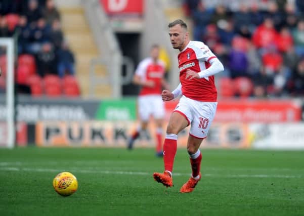 NEW FACE: David Ball, in action for Rotherham United last season. Picture: Tony Johnson.