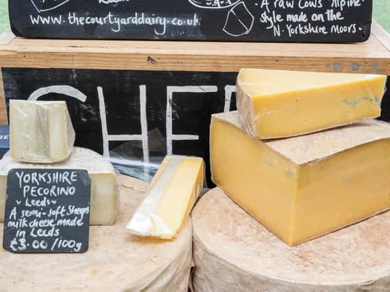 The cheese festival is a celebration of all the delicious local produce found across Yorkshire