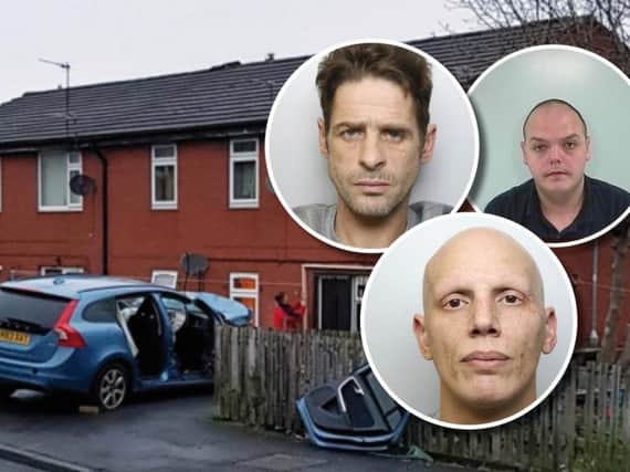 The three men jailed and the crash in Flaxton Gardens, Beeston
