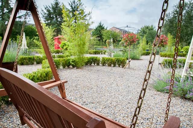 The St Andrews police treatment centre in Harrogate has a sensory garden where people can try mindfulness techniques. Photo: Sam Oakes.