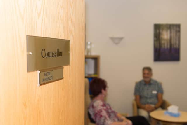Counselling is one of the services on offer at the Police Treatment Centre in Harrogate. Photo: Tim Hardy.