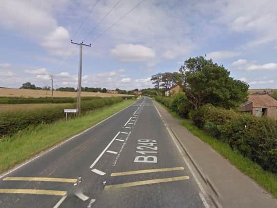 The burglary happened earlier this week at a business premises on the edge of Foxholes village in the Ryedale district. Pic: Google.