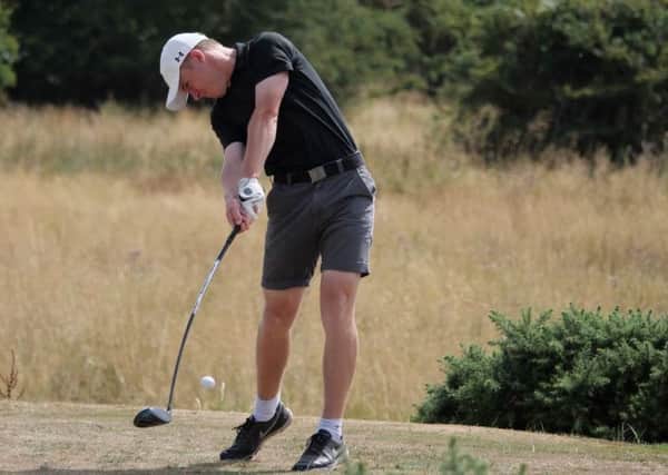 Hornsea's Jack Maxey had the lowest 36-hole score of the day, 141, as he helped East Riding to victory in the YIDU six-man championship (Picture: Chris Stratford).