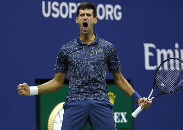 Novak Djokovic celebrates winning the US Open final (Picture: AP)