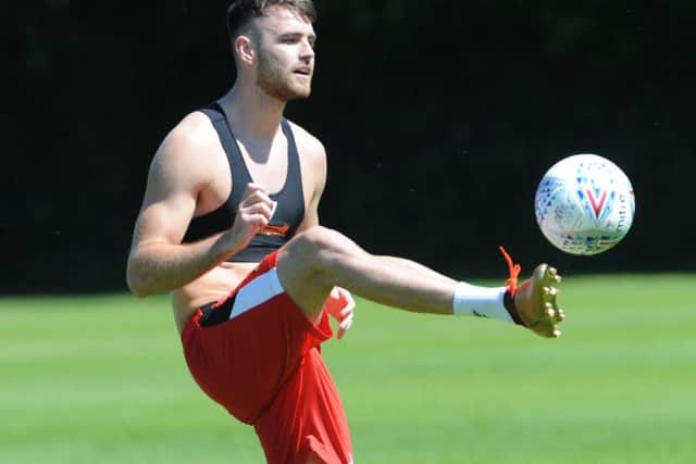 Ben Whiteman in training for Doncaster Rovers. (Picture: Heather King Photography)