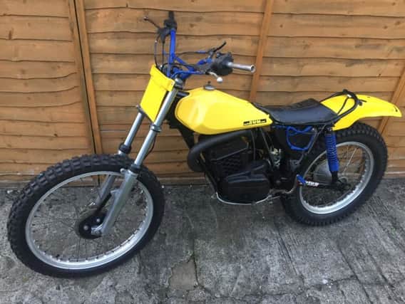 The motorbike stolen in a burglary in Hull