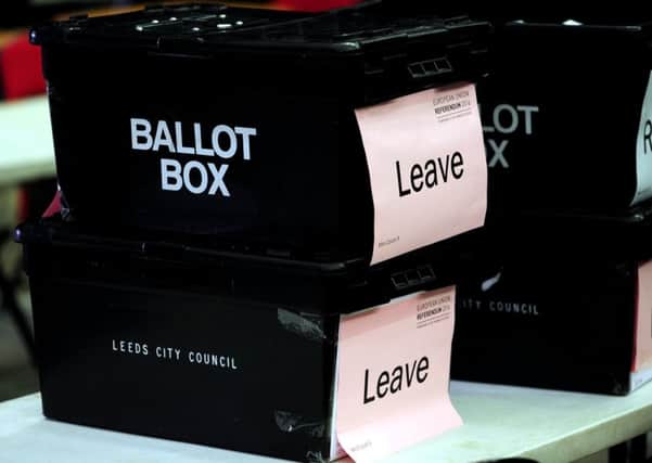 Should the Brexit referendum result in June 2016 be final or should there be a second vote?